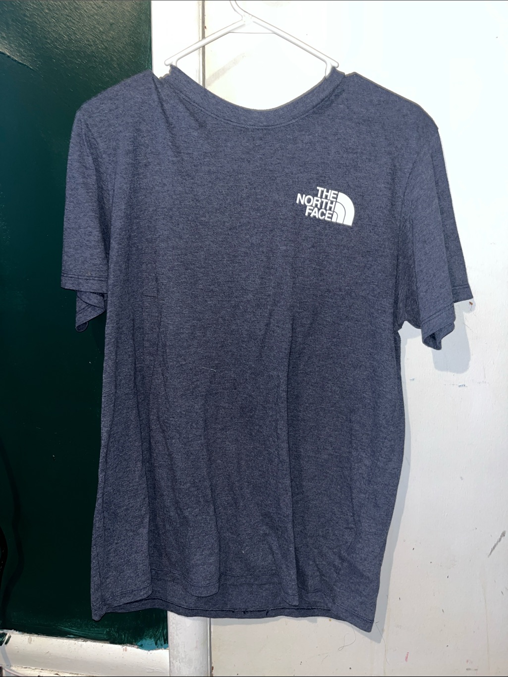 The North Face Heathered Navy Logo Tee